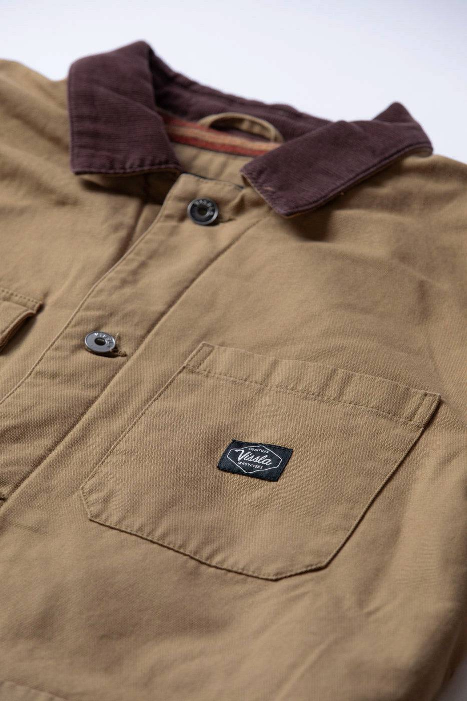 Vissla Peterson Water-Resistant Cotton Canvas Chore Coat for Men