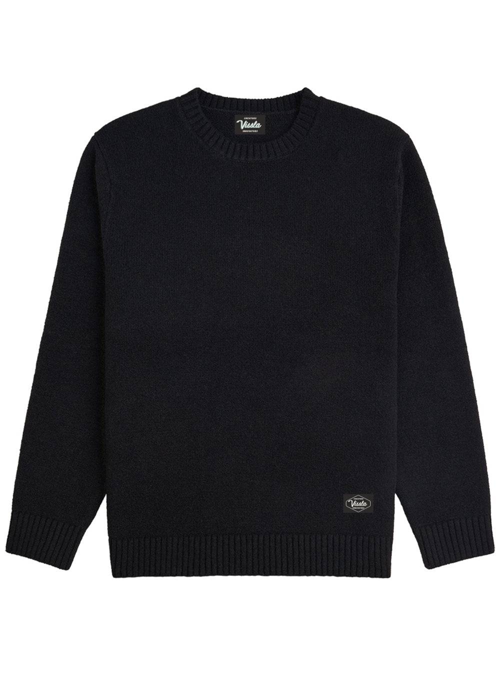 Vissla Creators Elvis Crew Neck Sweater in Black for Men