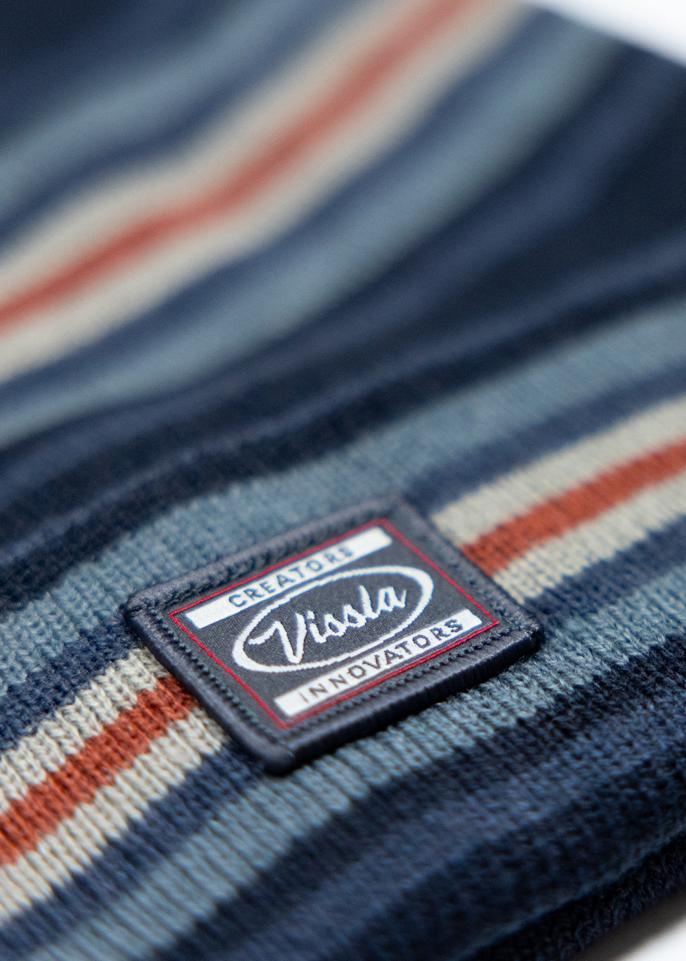 Vissla Creators West Coast Jacquard Eco Beanie in Phantom