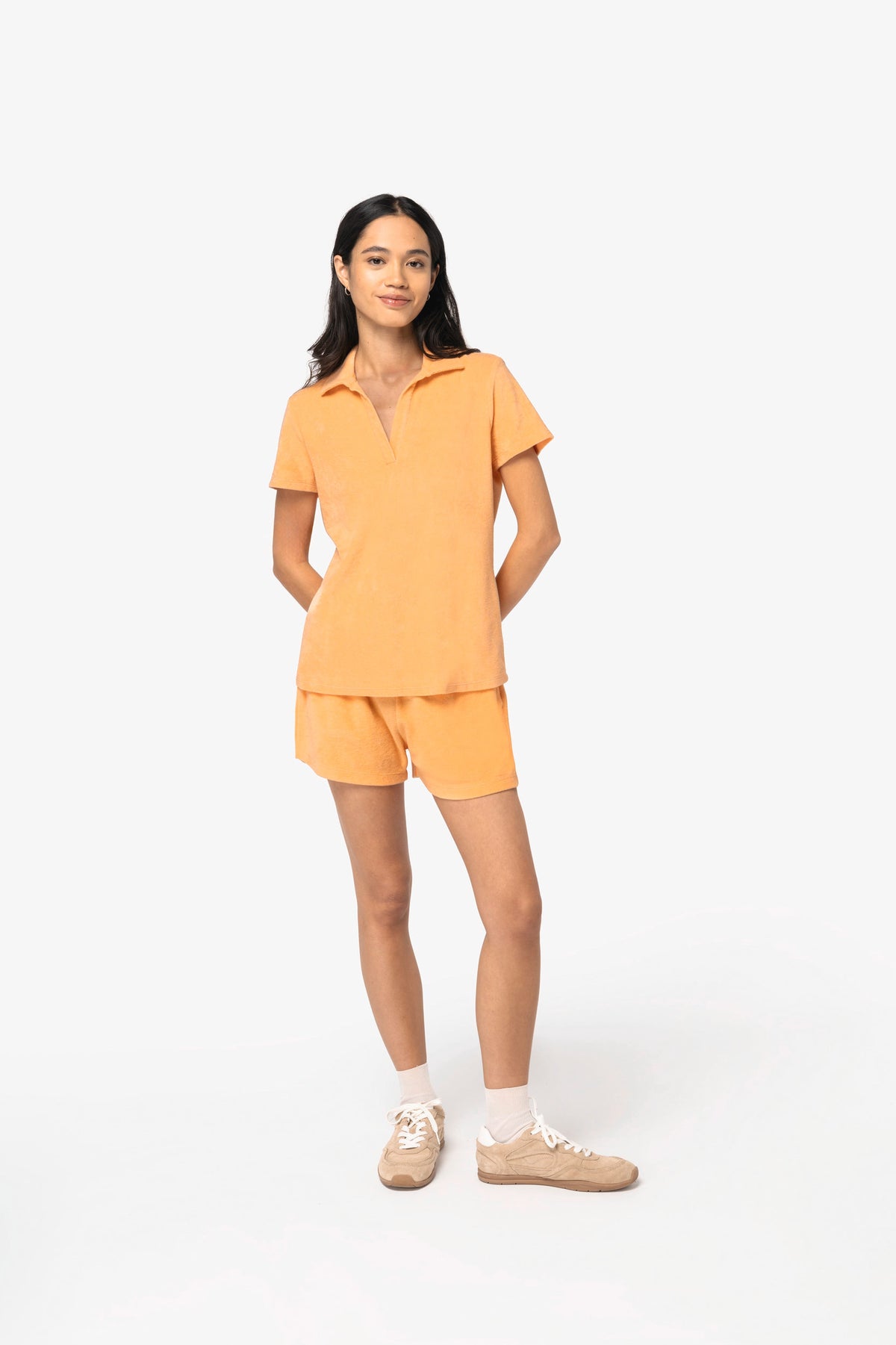 Organic Towel-feel Polo Shirt — Womens