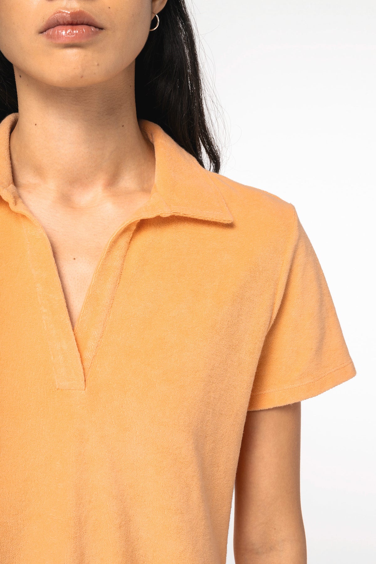 Organic Towel-feel Polo Shirt — Womens