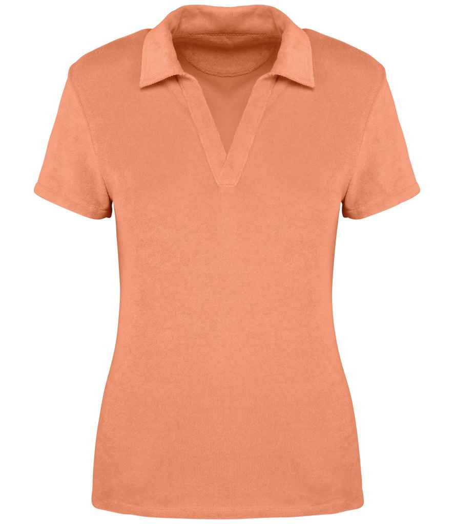 Organic Towel-feel Polo Shirt — Womens