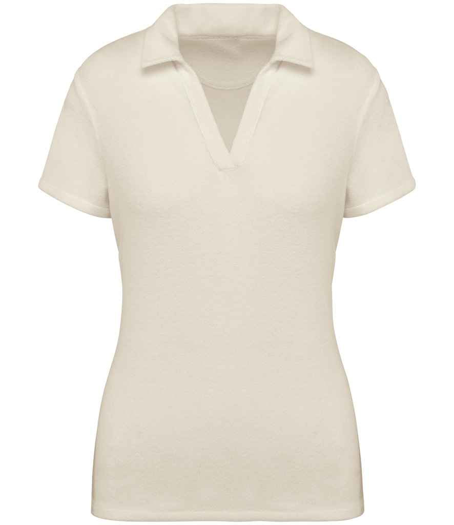 Organic Towel-feel Polo Shirt — Womens