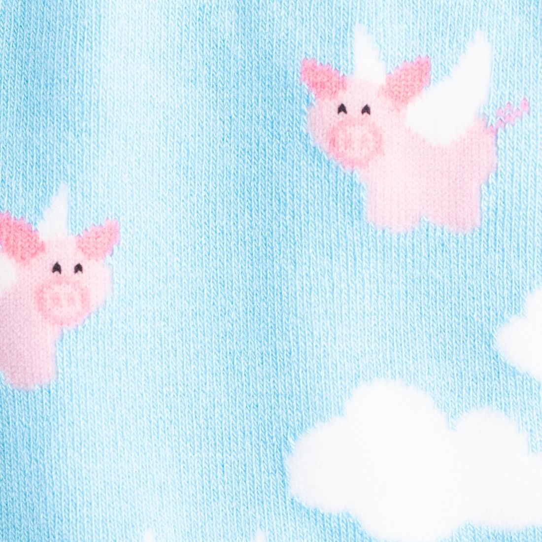 Swole Panda Flying Pig Bamboo Socks for Adults