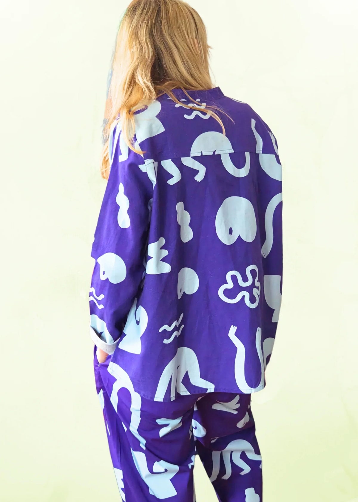 Wild Clouds Organic Cotton and Linen Shirt