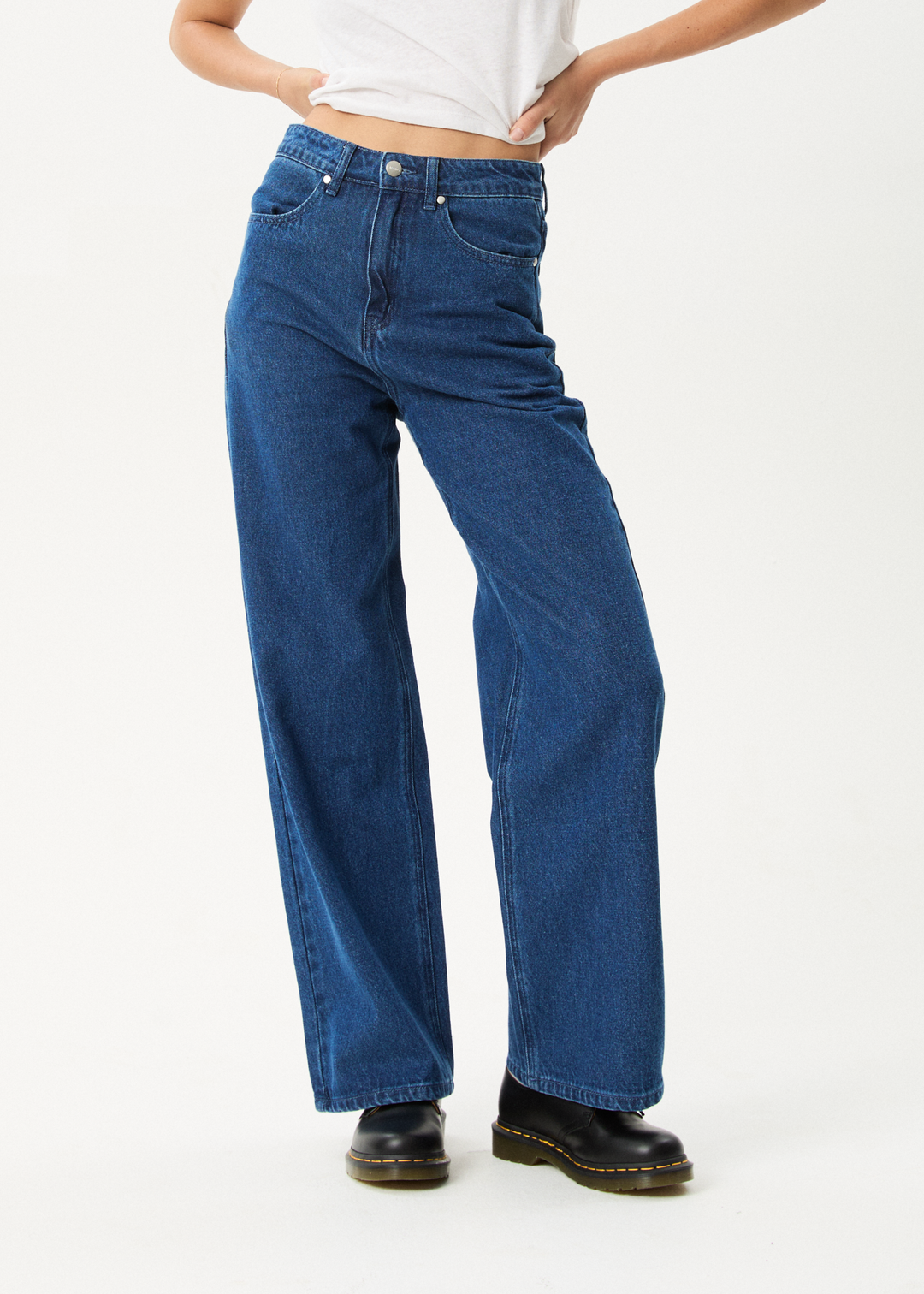 Afends Bella Denim Wide Leg Baggy Jean
