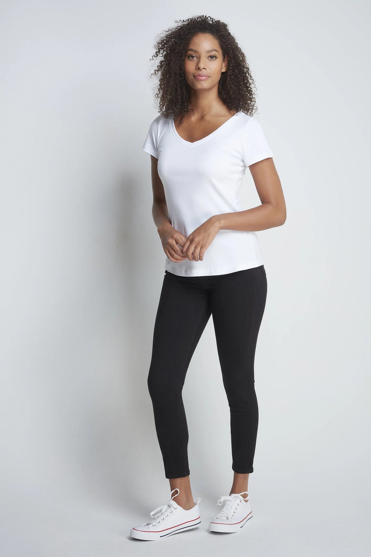 Lavender Hill Clothing V-Neck Cotton Modal Blend T-Shirt
