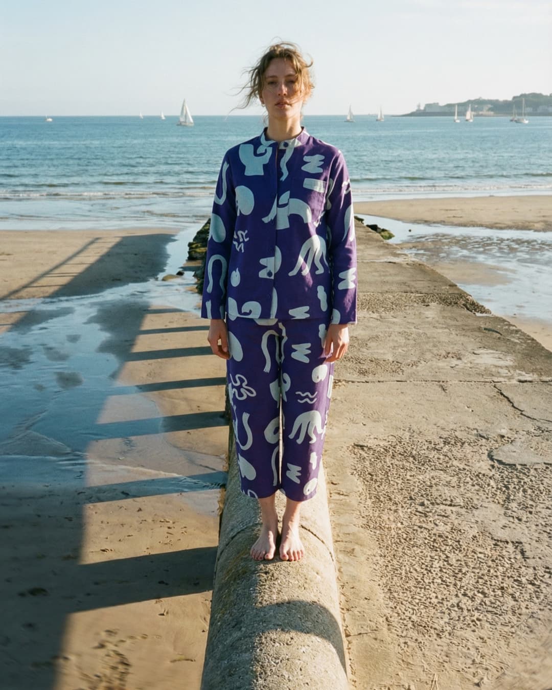 Wild Clouds Organic Cotton and Linen Shirt
