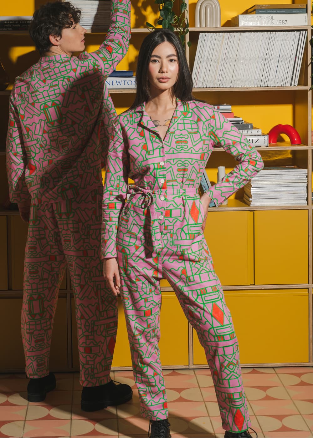 Wild Clouds Organic Cotton & Linen Jumpsuit