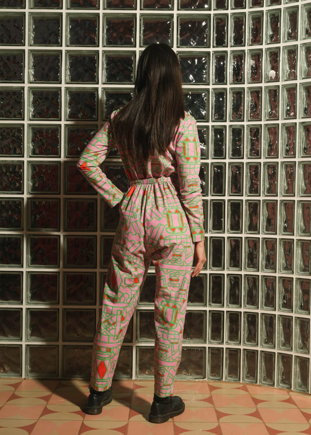 Wild Clouds Organic Cotton & Linen Jumpsuit