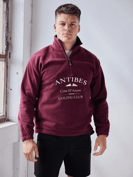 Antibes Fleece – Burgundy - Bascora