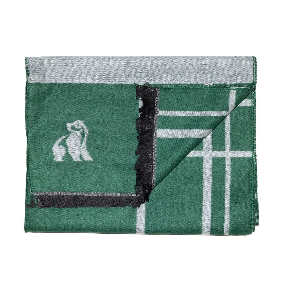 Bamboo Scarf – Green Check - Bascora
