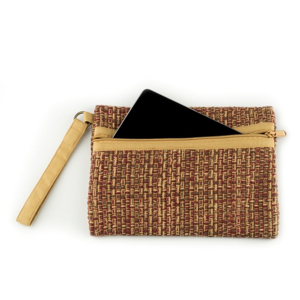 Carry Me Accessories Pouch - Red Brown - Bascora