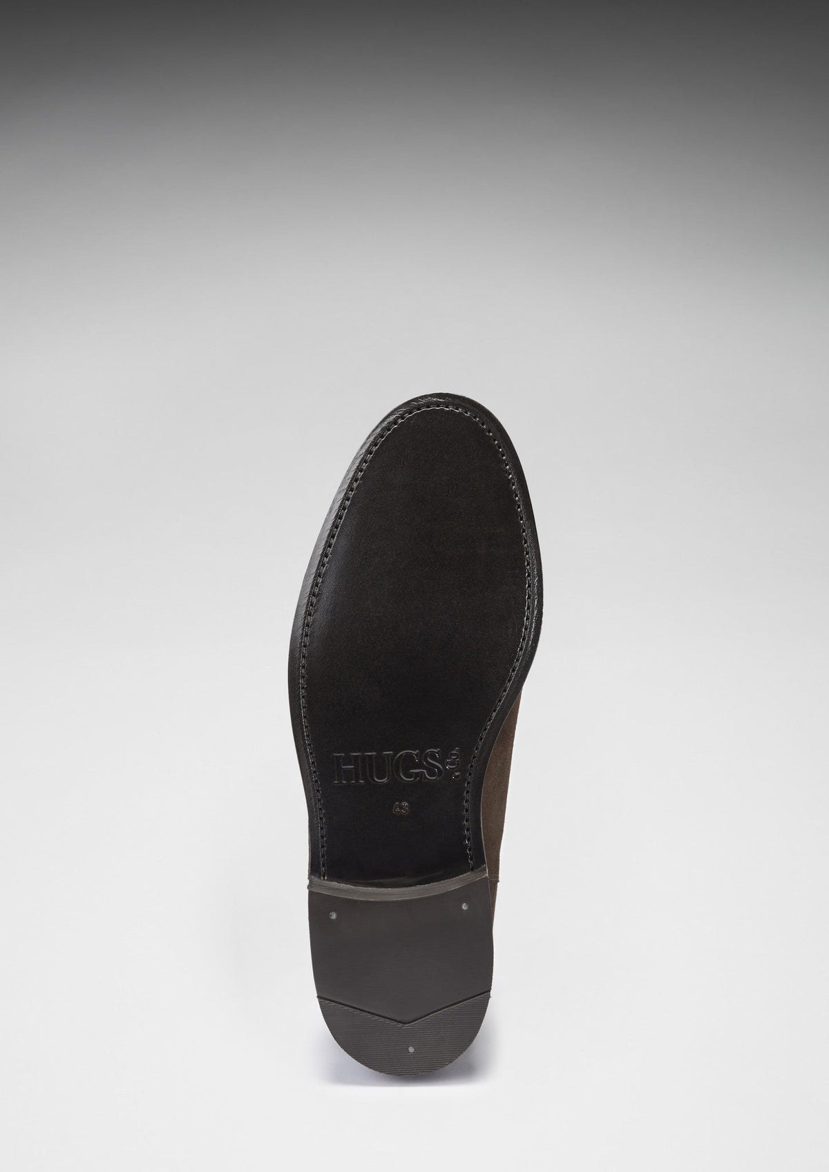 Hugs & Co. Brown Suede Chelsea Boots with Goodyear Welted Leather Sole for Men