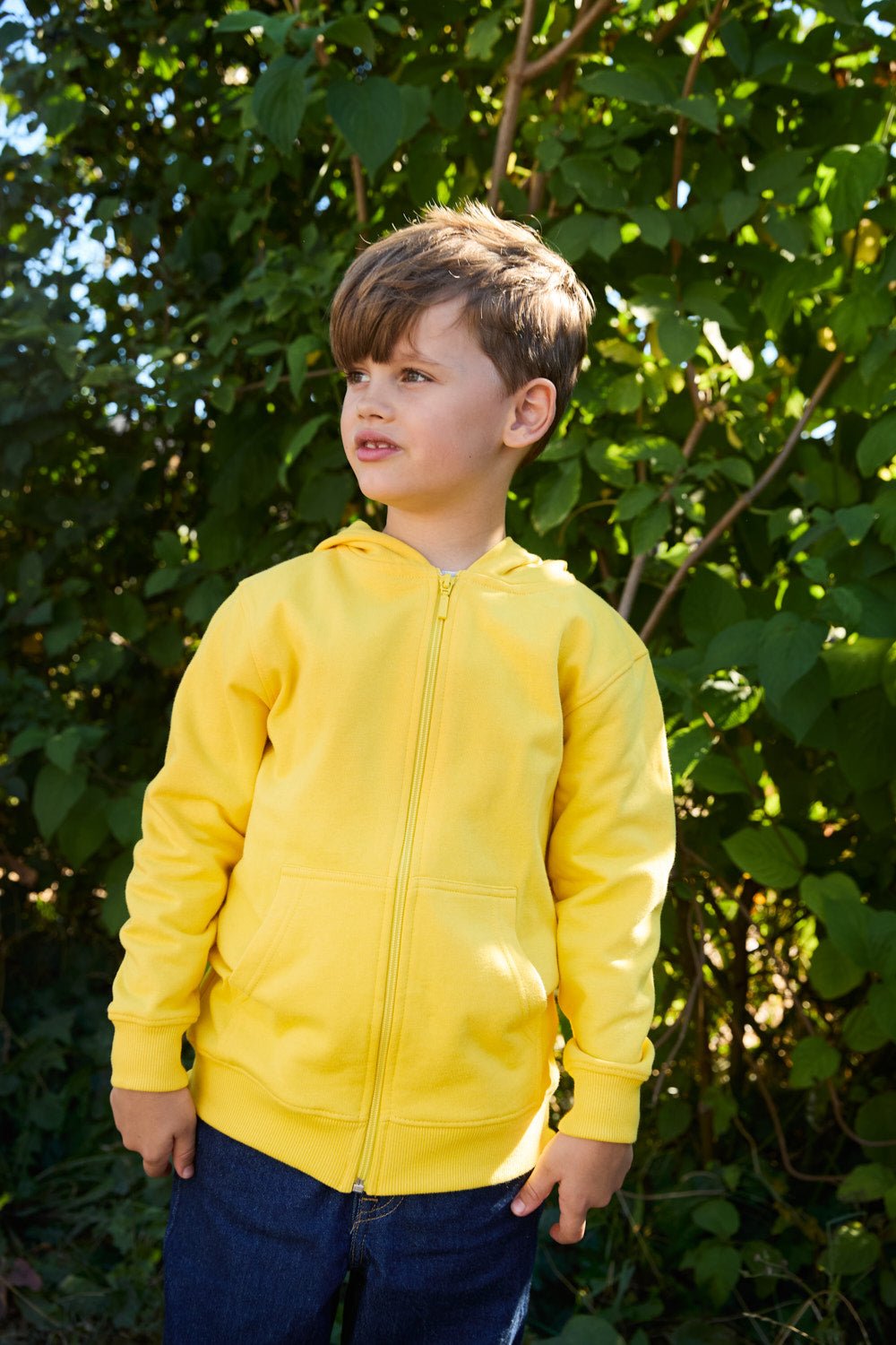 Fairtrade Organic Kids Zipped Hoodie | Bascora