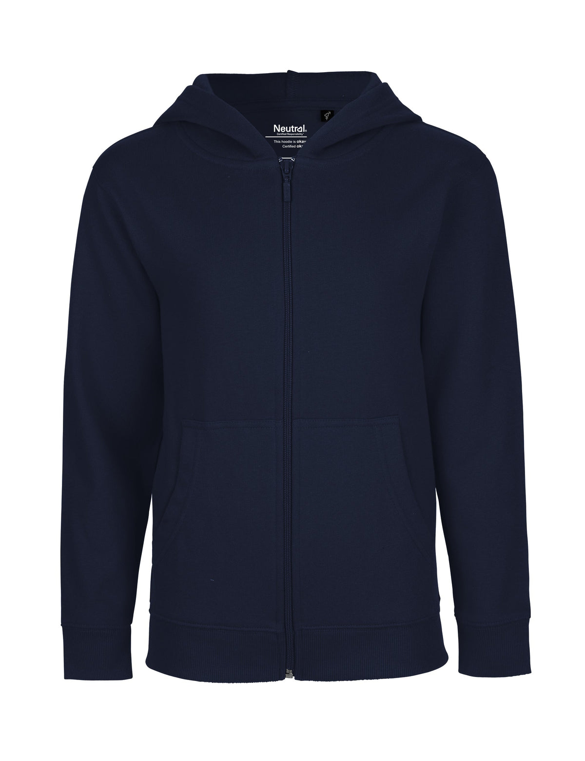 Fairtrade Organic Kids Zipped Hoodie | Bascora
