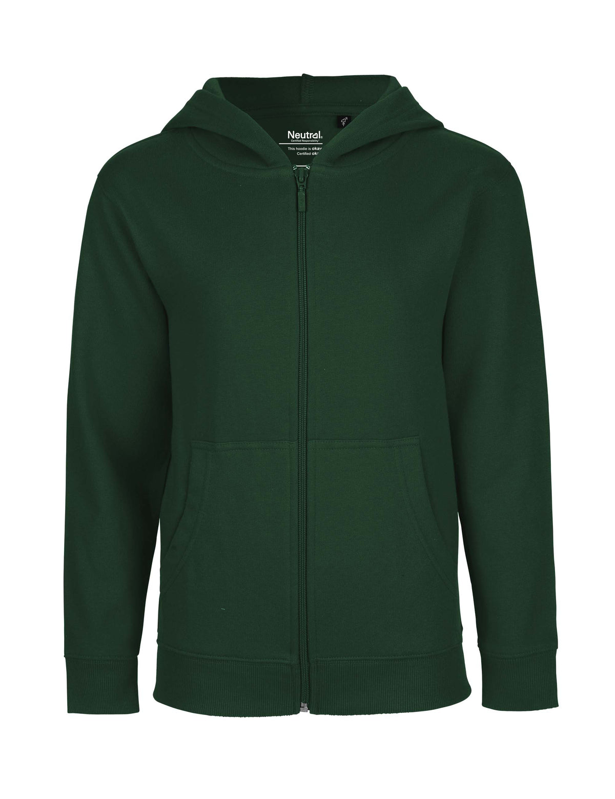 Fairtrade Organic Kids Zipped Hoodie | Bascora