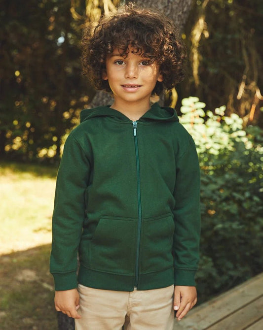Fairtrade Organic Kids Zipped Hoodie - Bascora