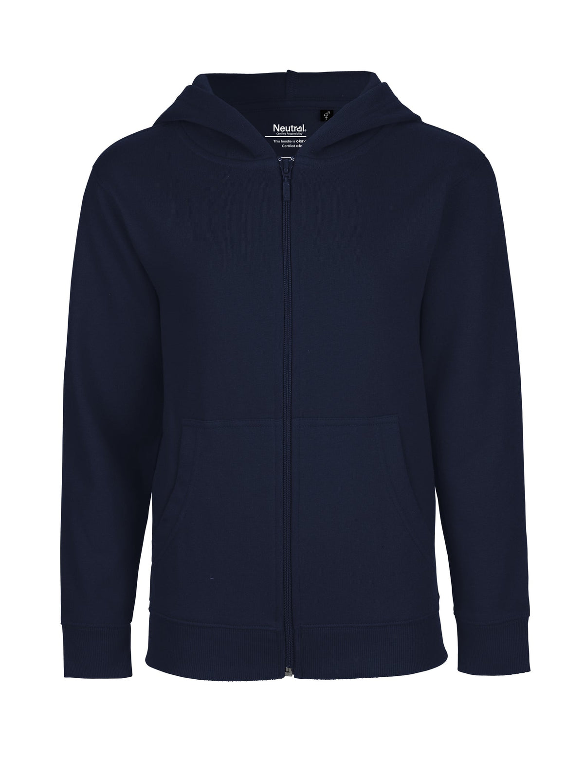 Fairtrade Organic Kids Zipped Hoodie | Bascora