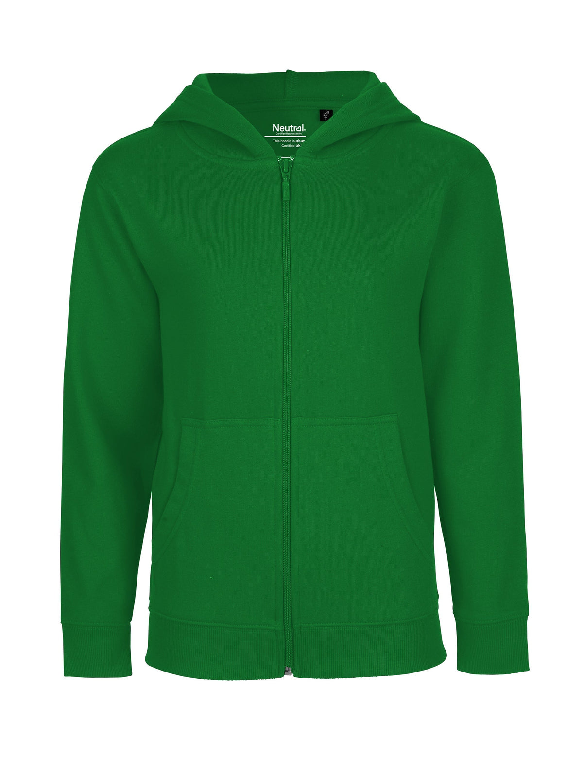 Fairtrade Organic Kids Zipped Hoodie | Bascora