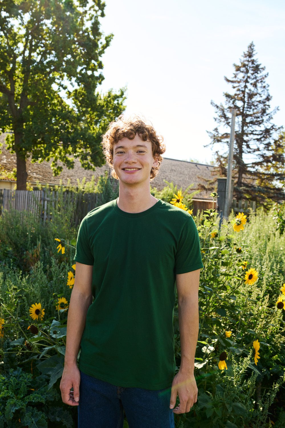 Fairtrade Organic Rolled Sleeve T-shirt – Men's - Bascora
