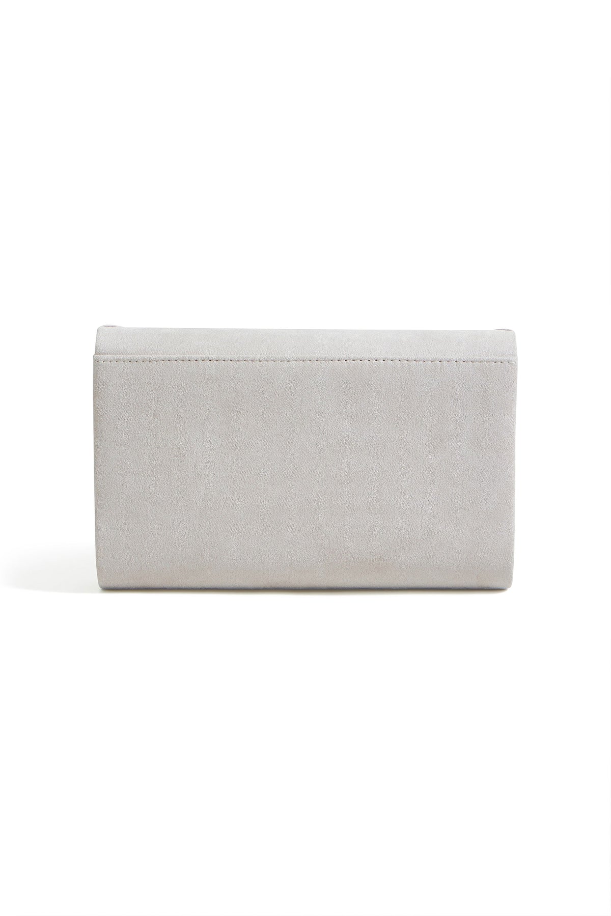 Ivory Shimmer Envelope Clutch Bag - Bascora