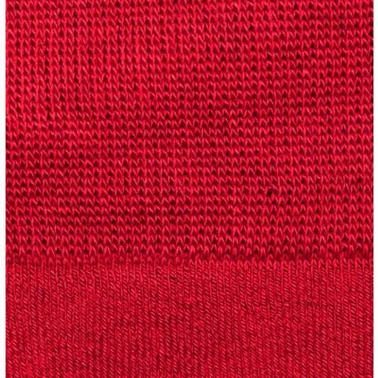 Knee-High Bamboo Thermal Socks - Wellington Boots Socks Organic Thermal - Red - Bascora