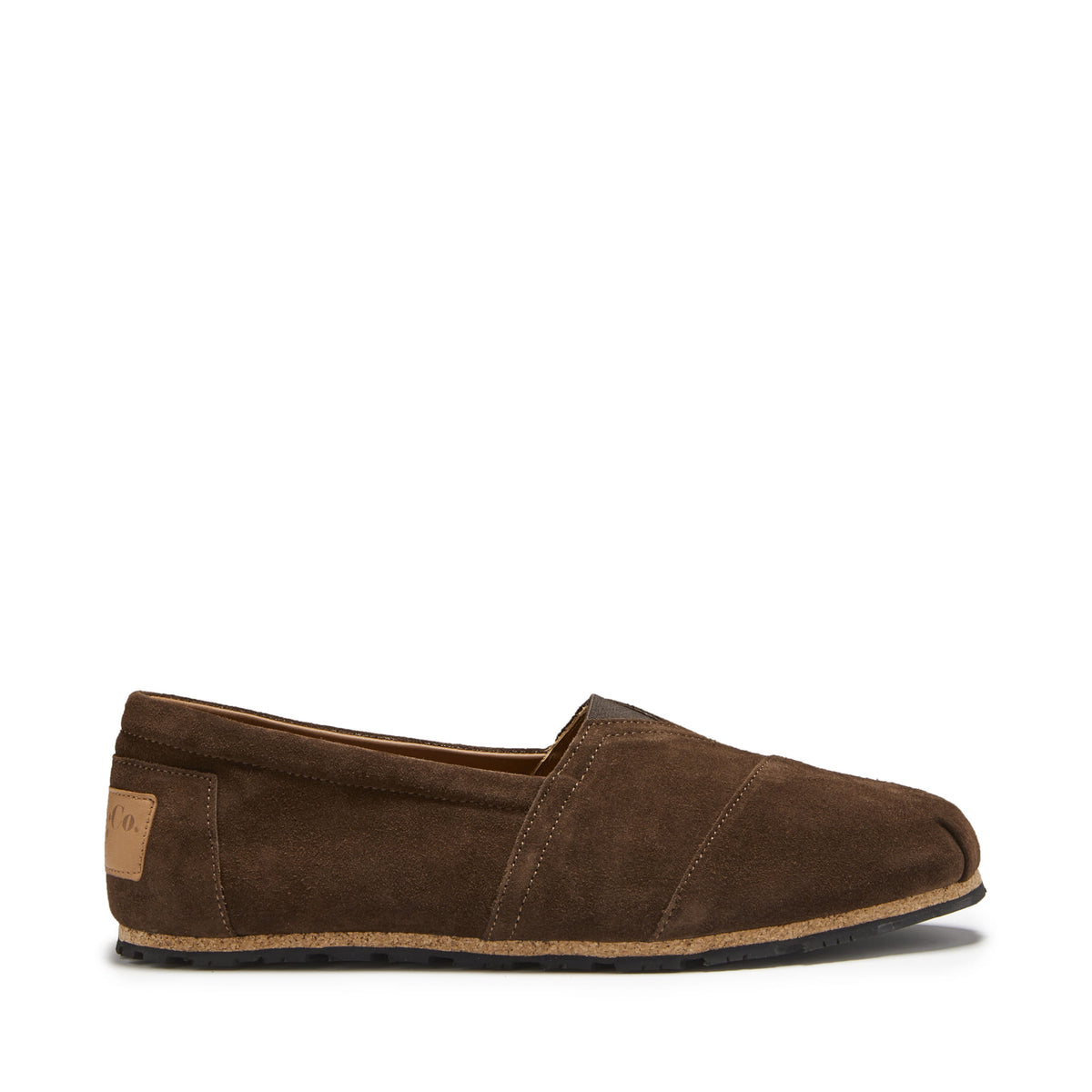 Hugs & Co. Brown Suede Chukka Espadrilles with Upcycled Tyre Sole for Men