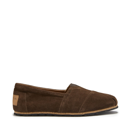 Hugs & Co. Brown Suede Chukka Espadrilles with Upcycled Tyre Sole for Men