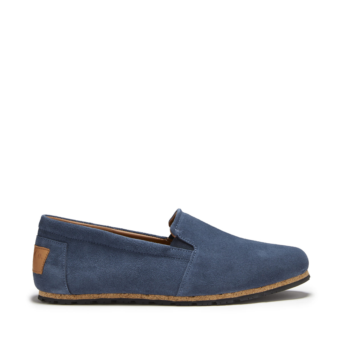 Hugs & Co. Denim Blue Suede Espadrilles with Upcycled Tyre Sole for Men