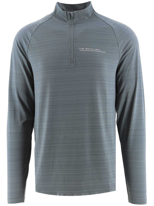 Men's Comet Blue 1/4 Zip Jacket - Bascora
