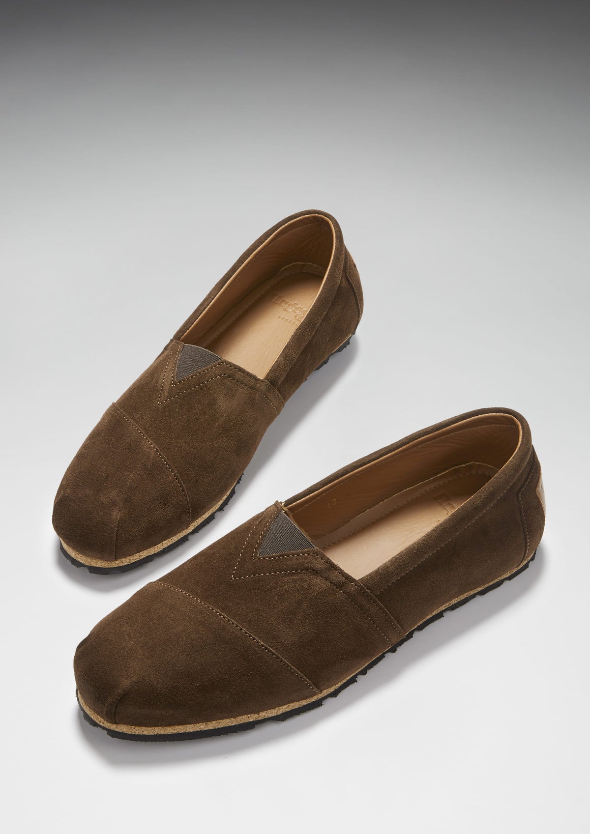 Hugs & Co. Brown Suede Chukka Espadrilles with Upcycled Tyre Sole for Men