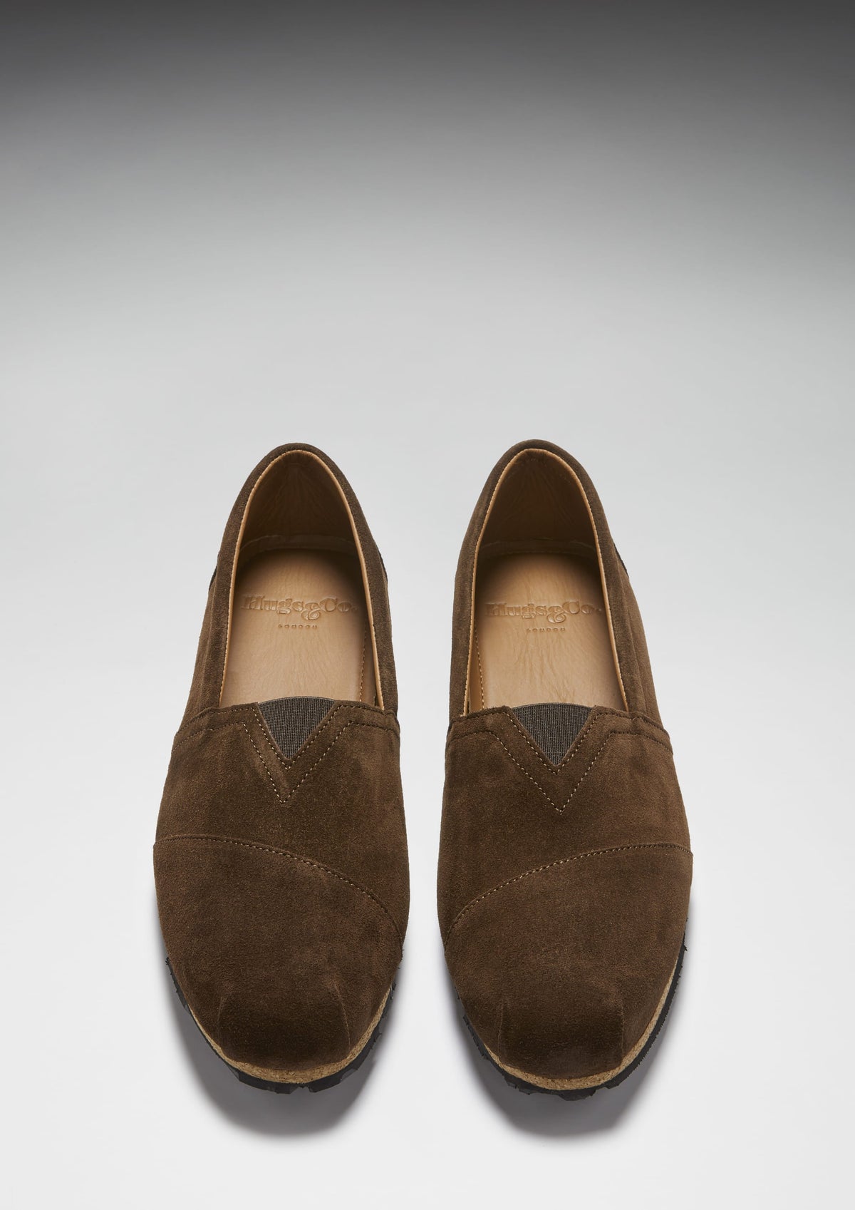 Hugs & Co. Brown Suede Chukka Espadrilles with Upcycled Tyre Sole for Men