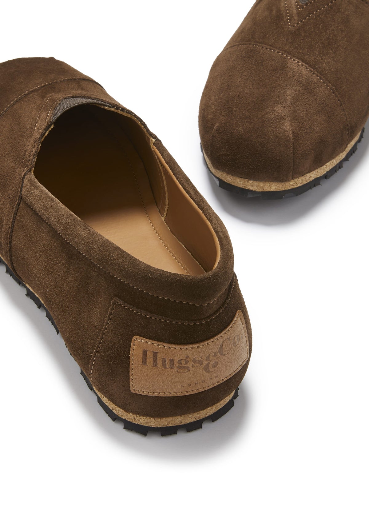 Hugs & Co. Brown Suede Chukka Espadrilles with Upcycled Tyre Sole for Men