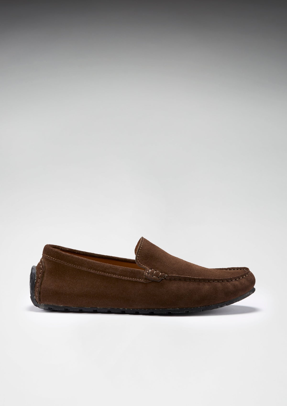 Hugs & Co. Men's Brown Suede TS1 Driving Loafers