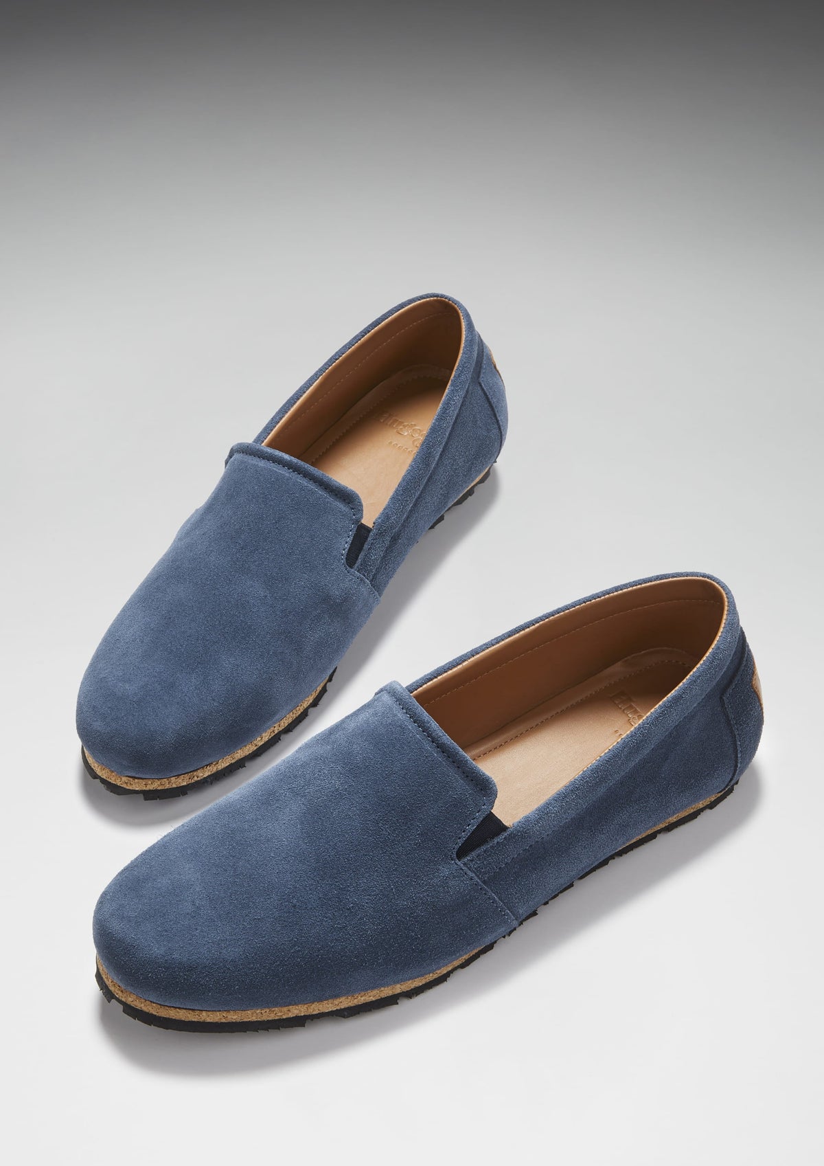 Hugs & Co. Denim Blue Suede Espadrilles with Upcycled Tyre Sole for Men