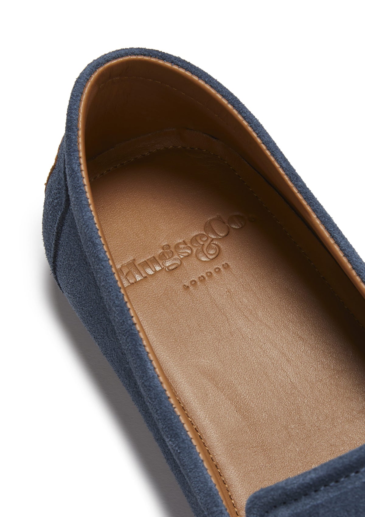 Hugs & Co. Denim Blue Suede Espadrilles with Upcycled Tyre Sole for Men