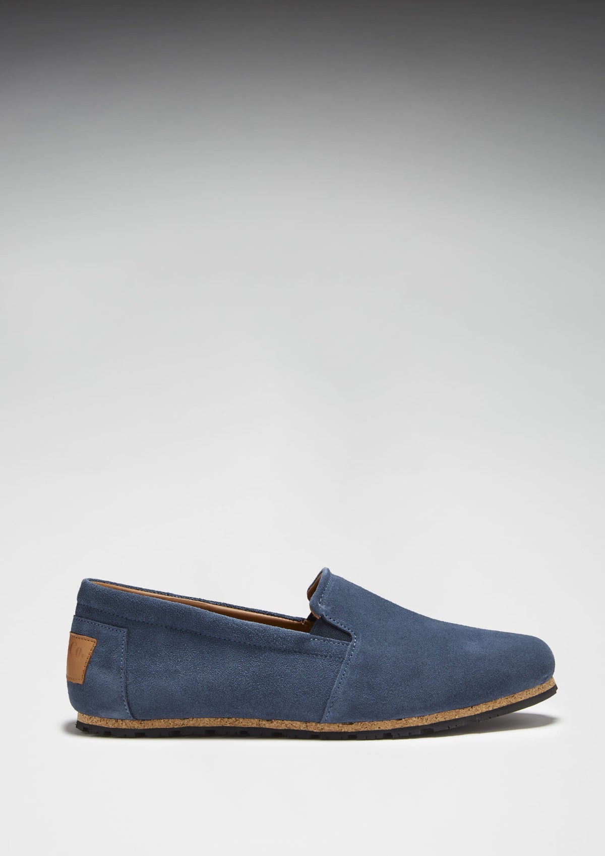 Hugs & Co. Denim Blue Suede Espadrilles with Upcycled Tyre Sole for Men