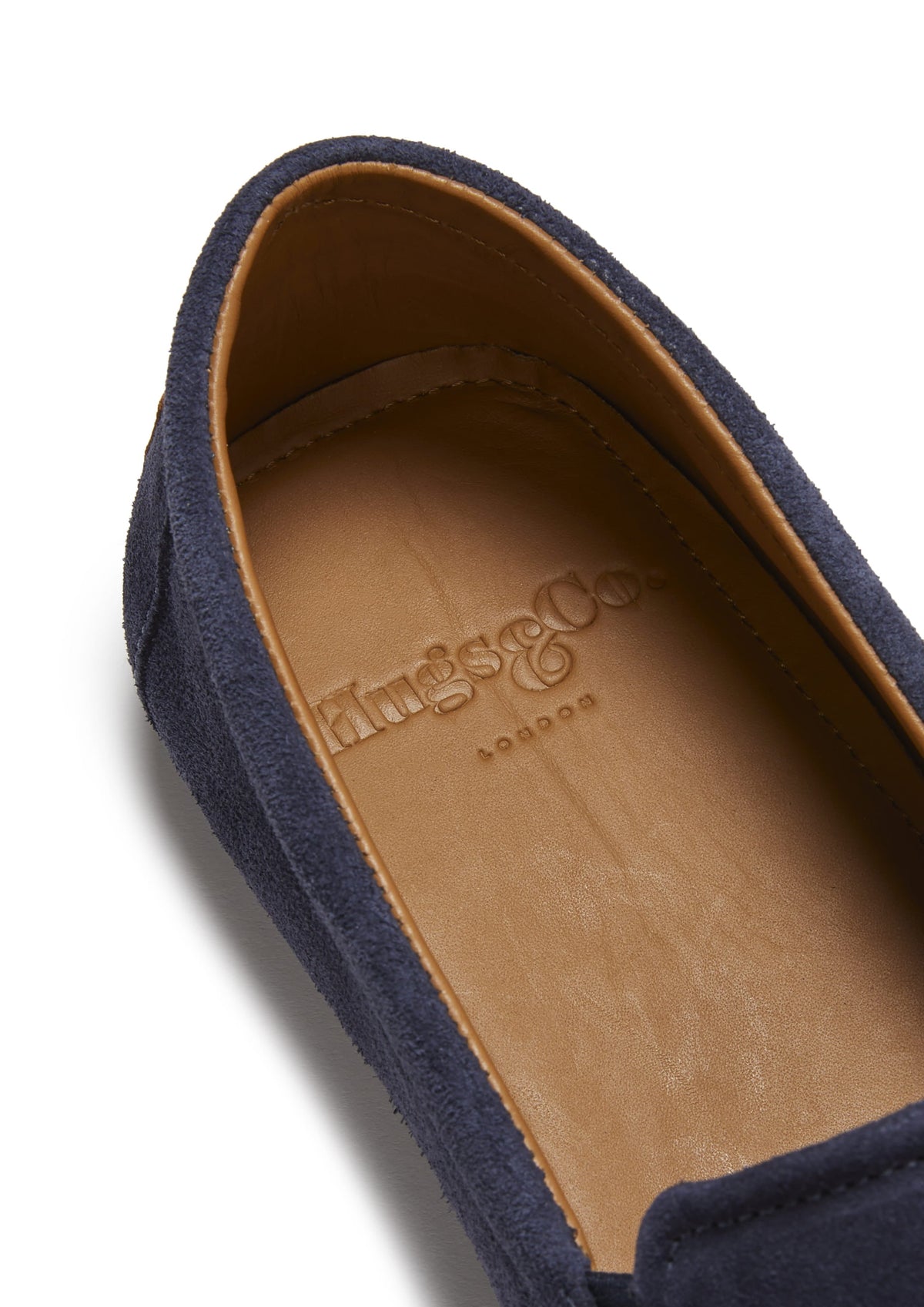 Hugs & Co. Navy Blue Suede Espadrilles with Upcycled Tyre Sole for Men