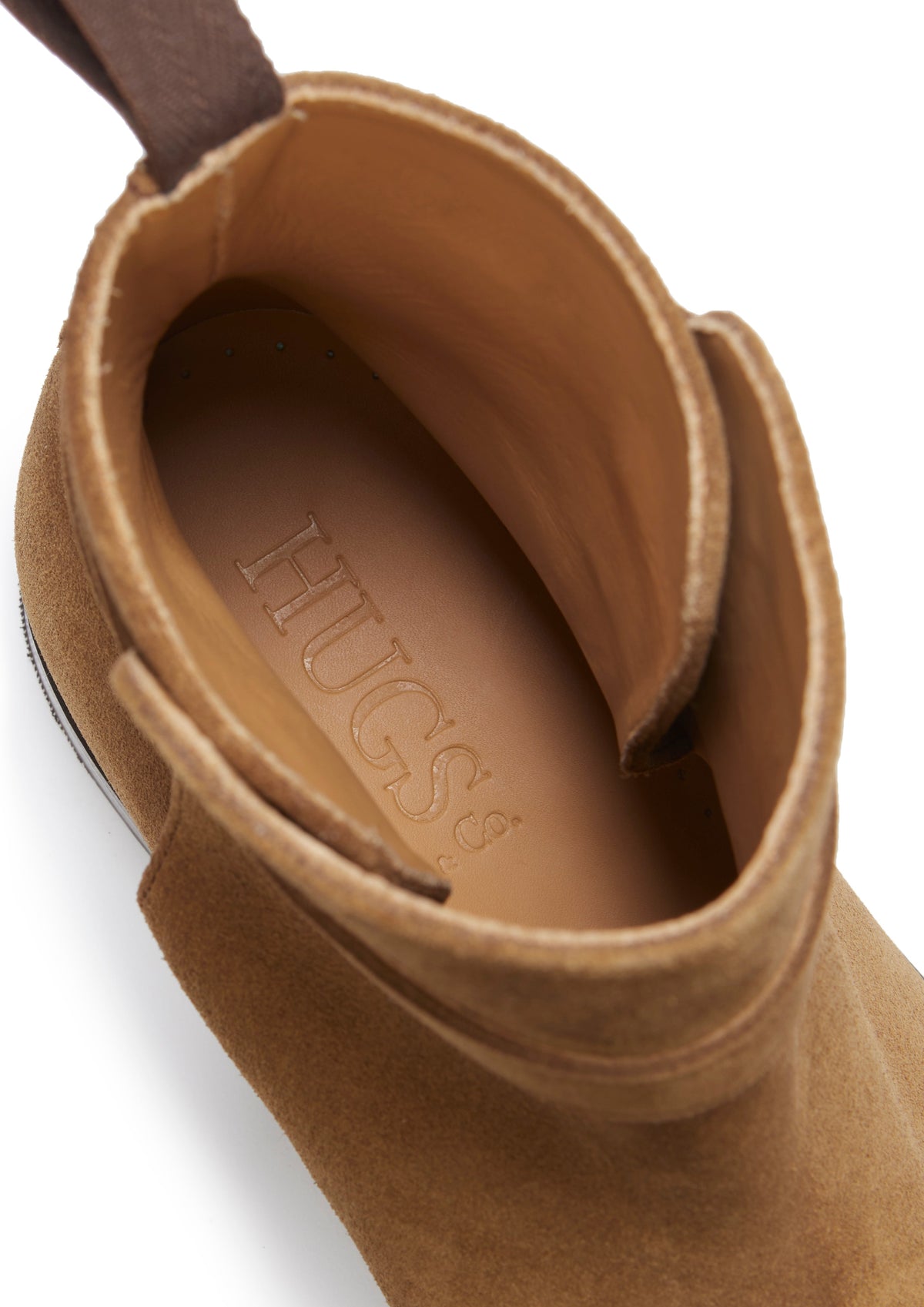Hugs & Co. Tobacco Suede Jodhpur Boots with Goodyear Welted Leather Sole