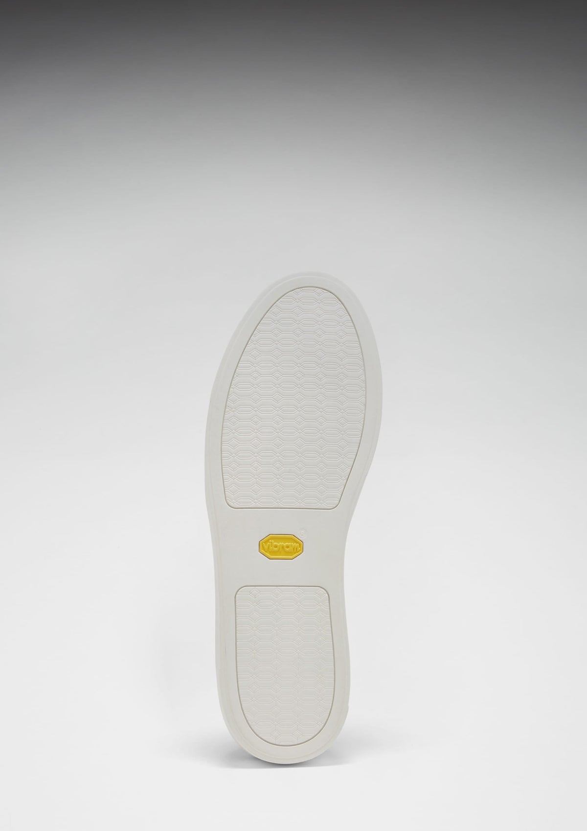 Hugs & Co. White Leather Slip-On Sneakers for Men with Vibram Sole