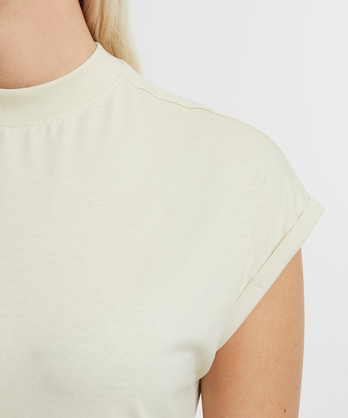Organic Extended Shoulder T-shirt Dress — Womens
