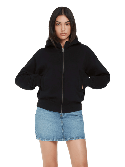 Organic Bomber Jacket Hoodie – Unisex - Bascora