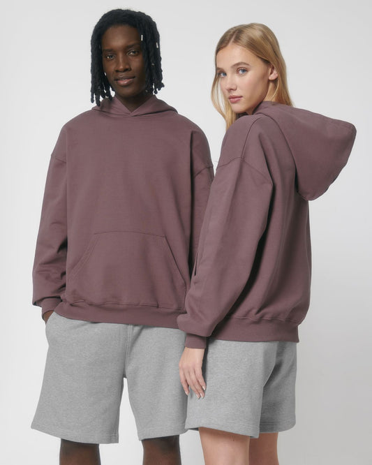 Organic Boxy Heavy Hooded Sweatshirt – Unisex - Bascora