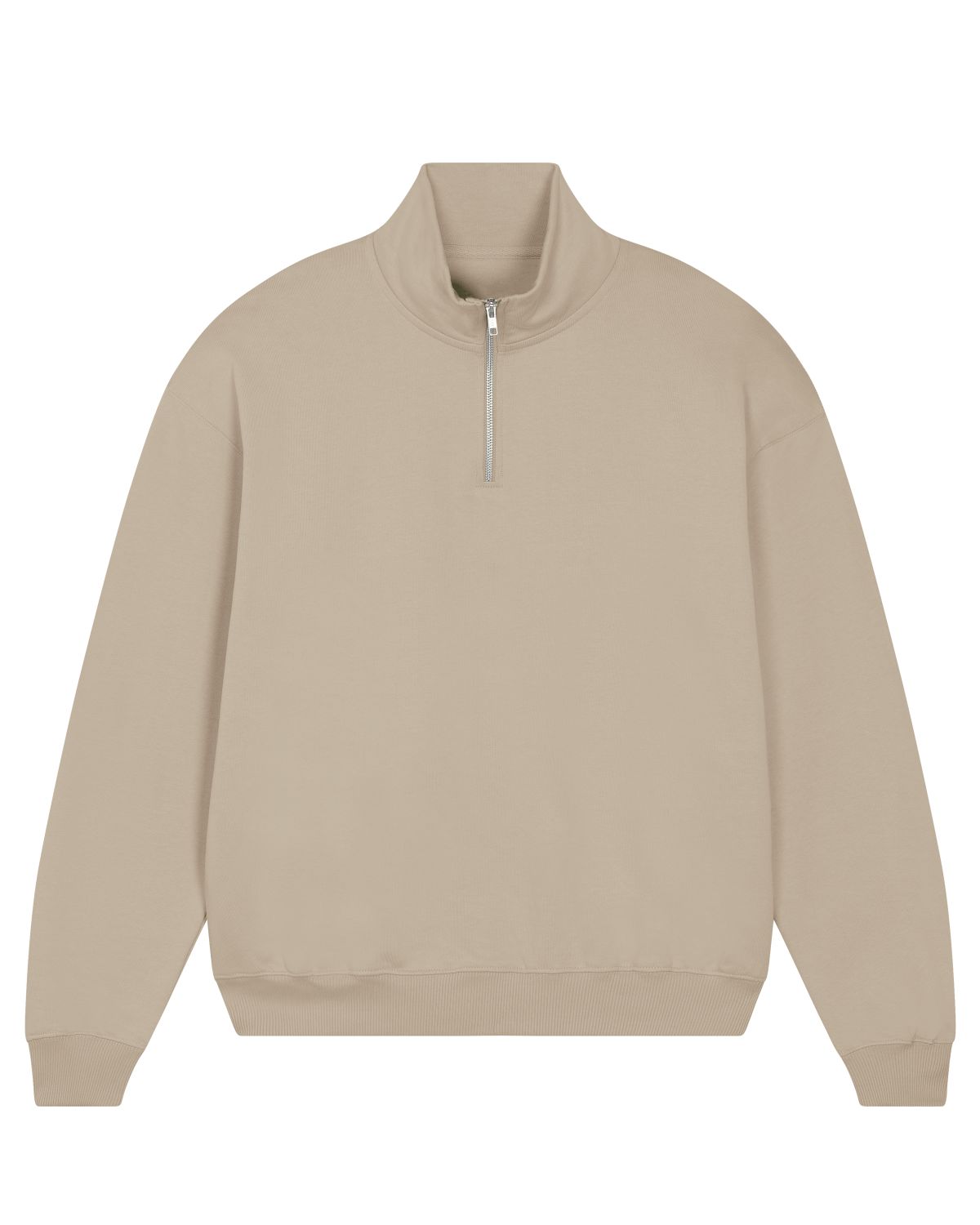 Organic Boxy Quarter Zip Sweatshirt | Bascora