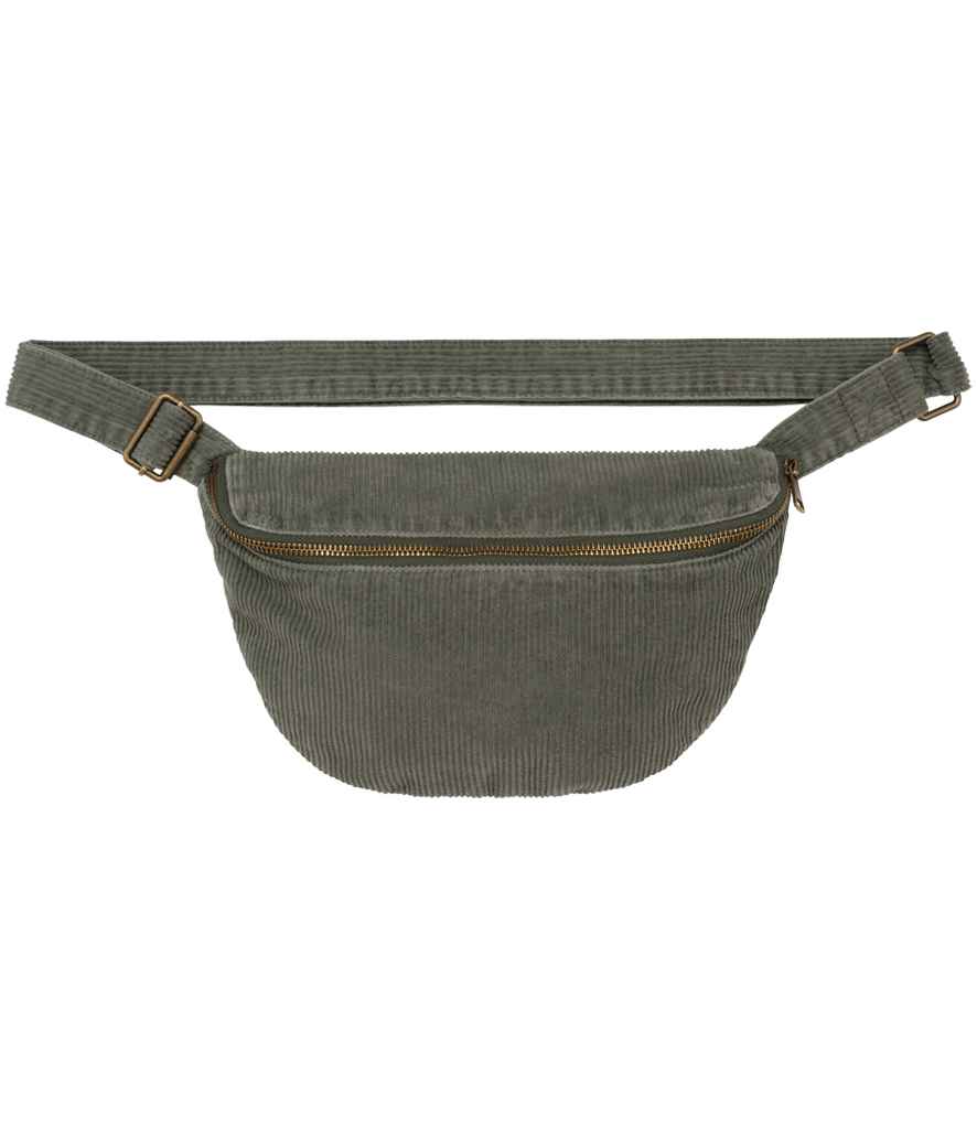 Organic Corduroy Faded Waist Bag - Bascora