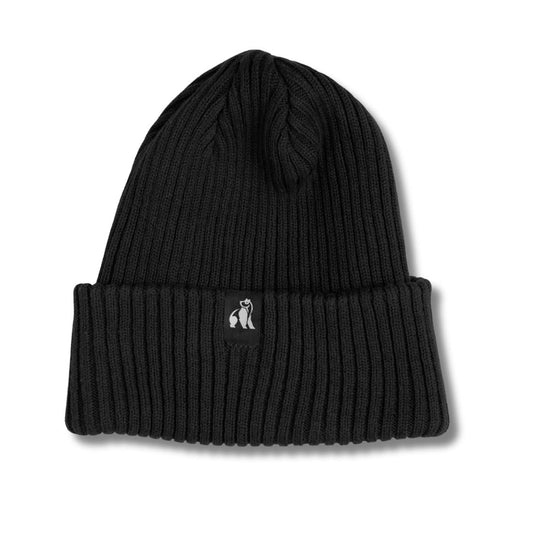 Organic Cotton Beanie – Black - Bascora