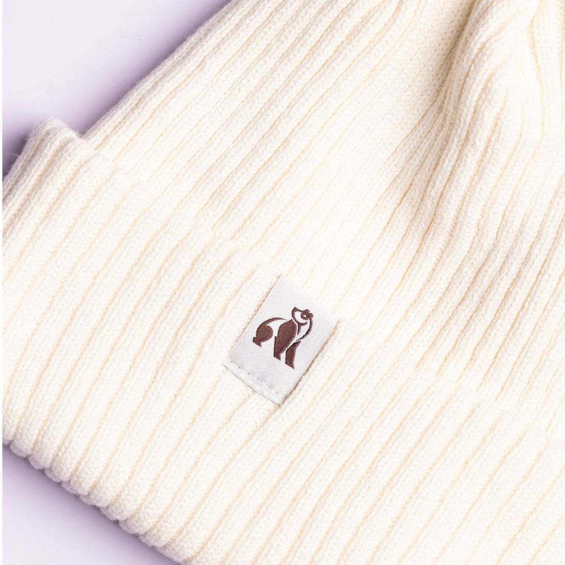 Organic Cotton Beanie – Cream - Bascora