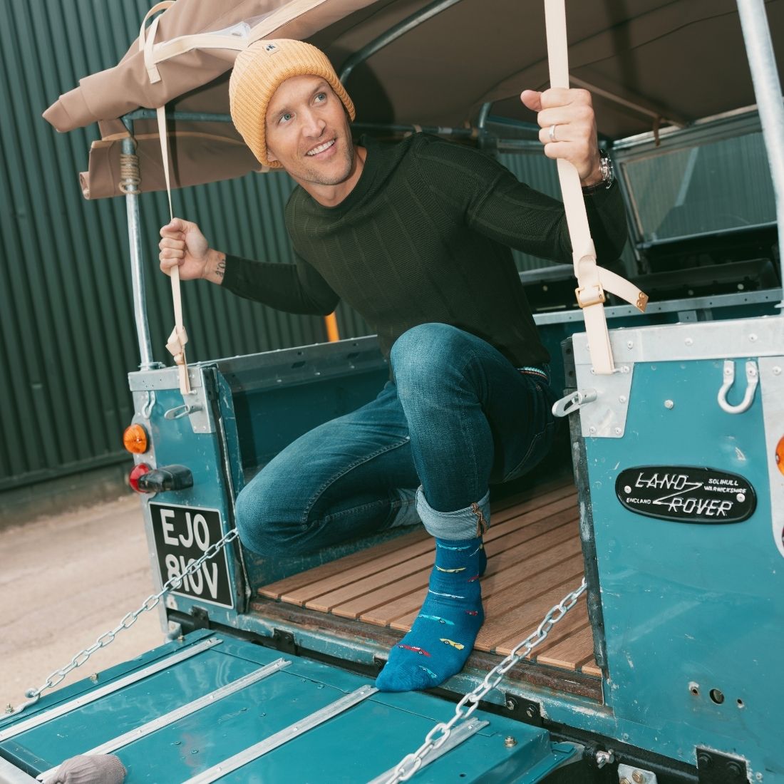 Organic Cotton Beanie – Mustard - Bascora