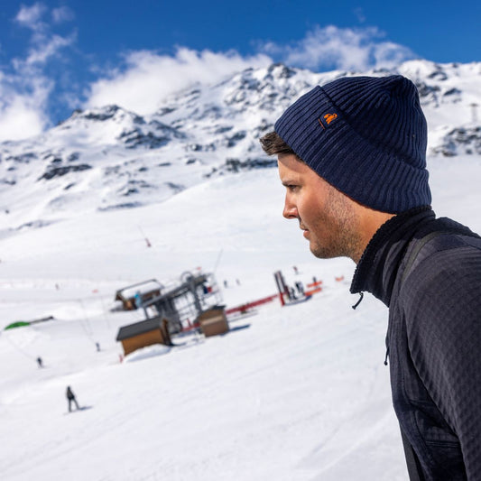 Organic Cotton Beanie – Navy - Bascora